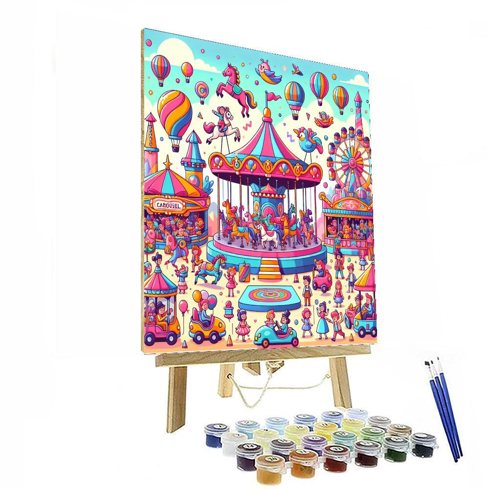 Enchanted Carnival Number Painting