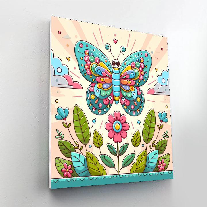 Charming Butterfly Paint By Numbers