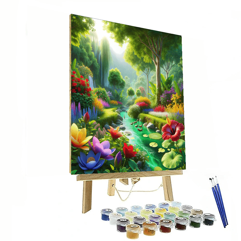 Blooming Oasis Paint By Numbers Kits