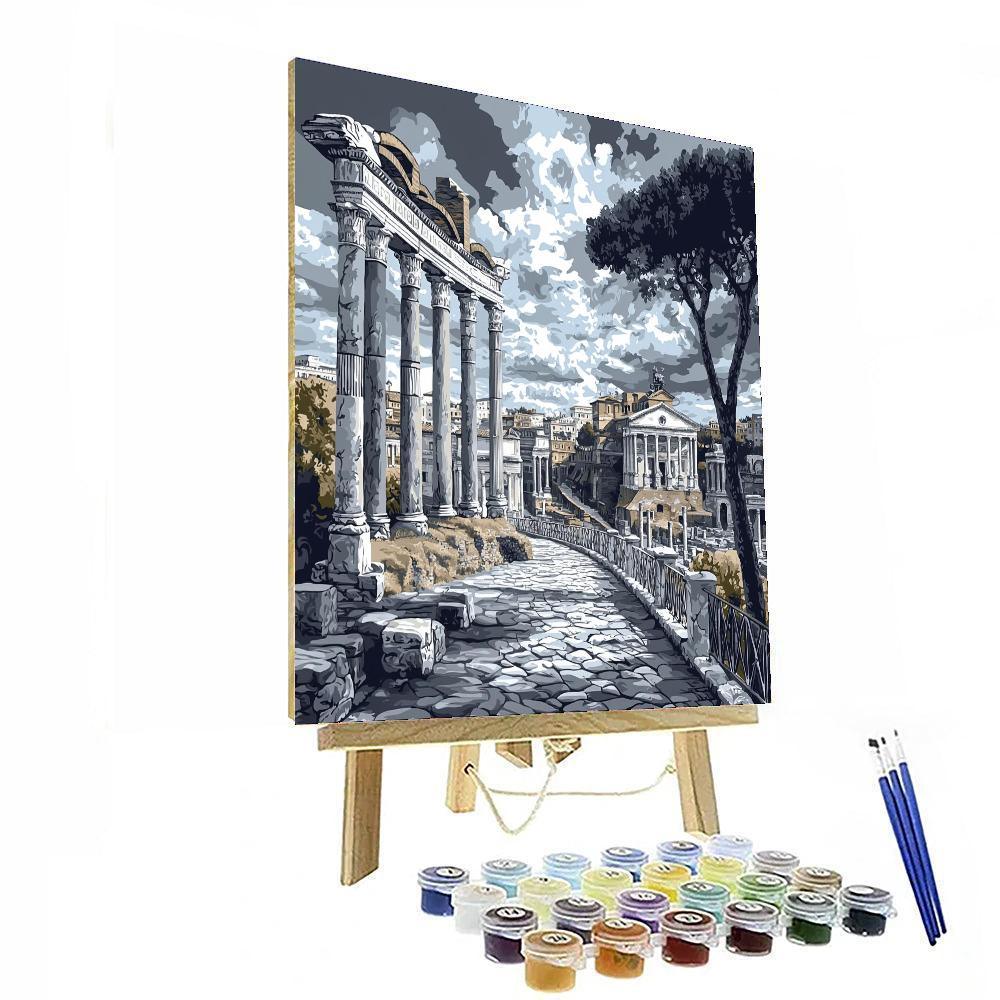 Piranesi Inspired Ancient Roman Legacy  Paint By Numbers Kits