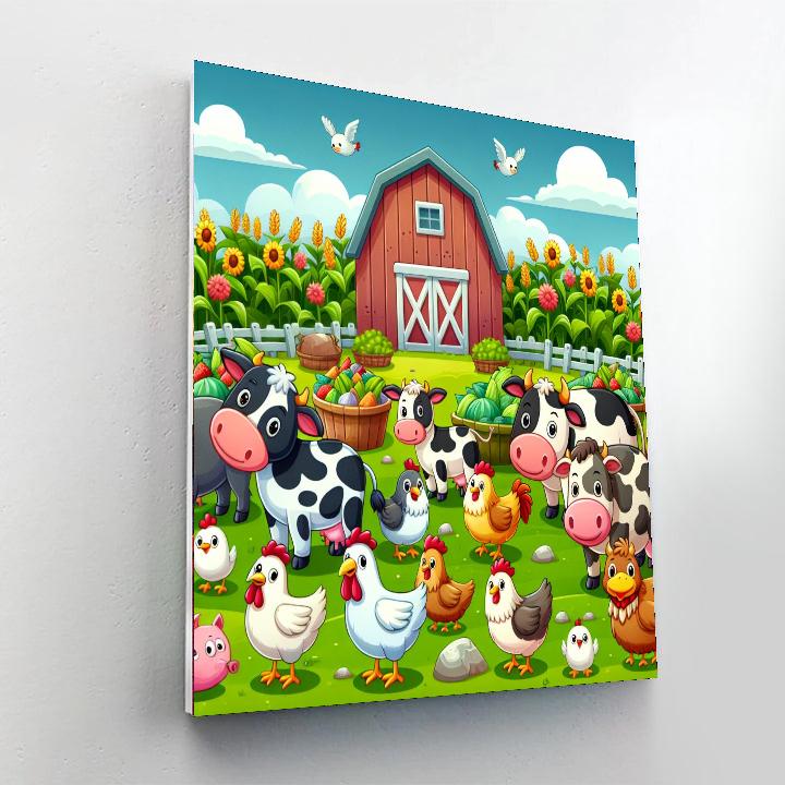 Creative Little Farmers Painting By Numbers Kit