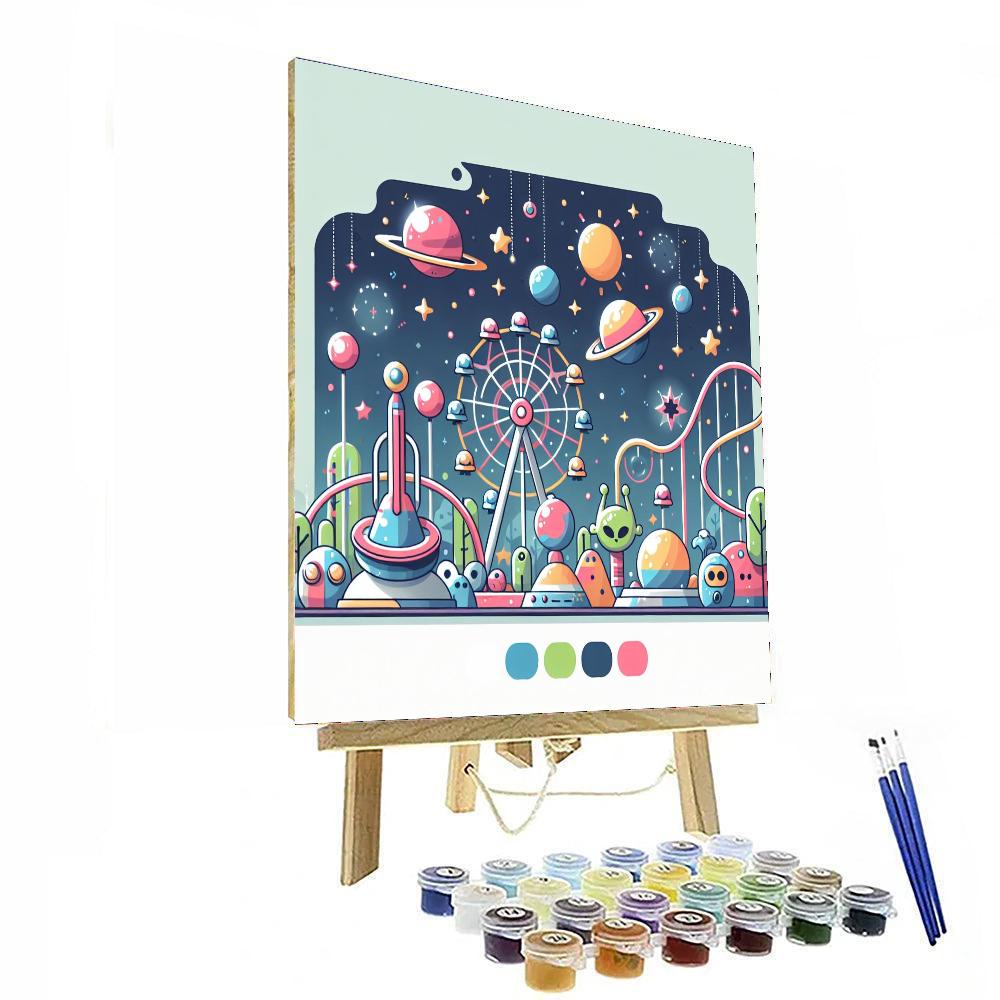 Cosmic Space Park Paint By Number