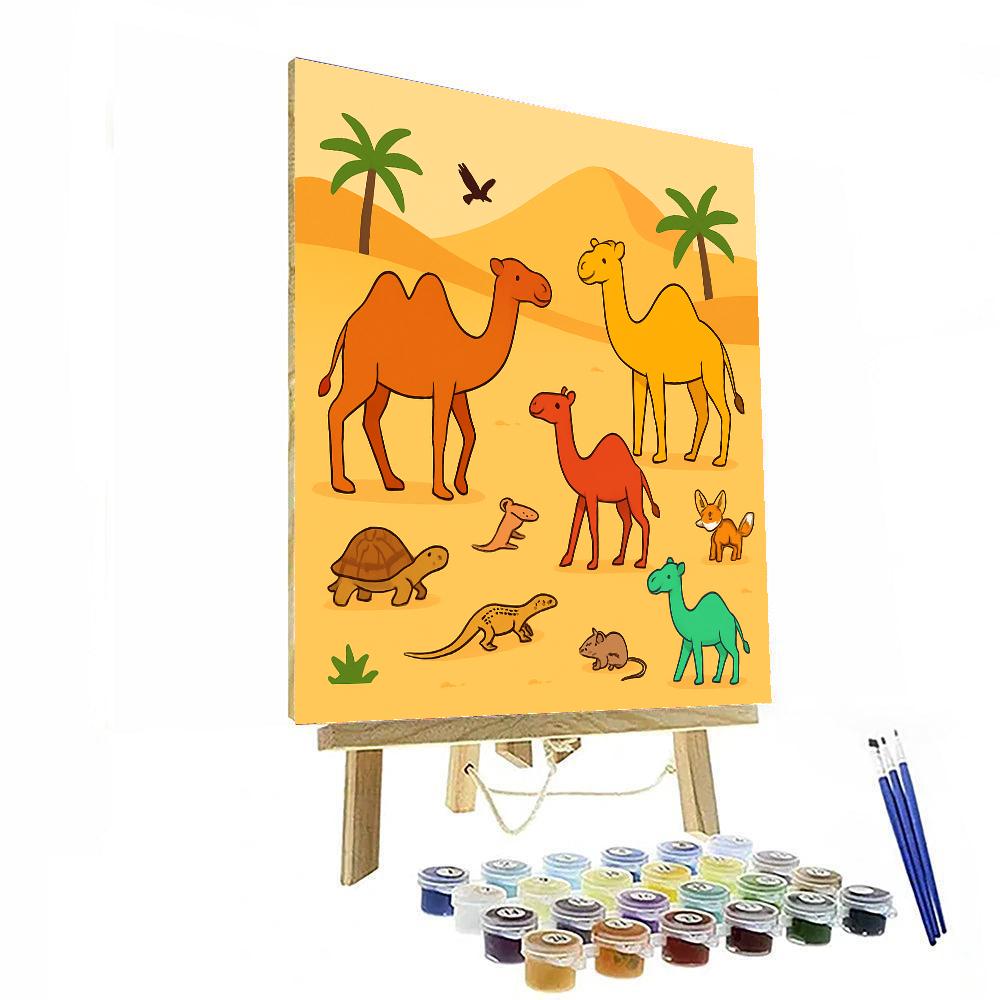 Adventurous Desert Safari Numbered Painting Kits