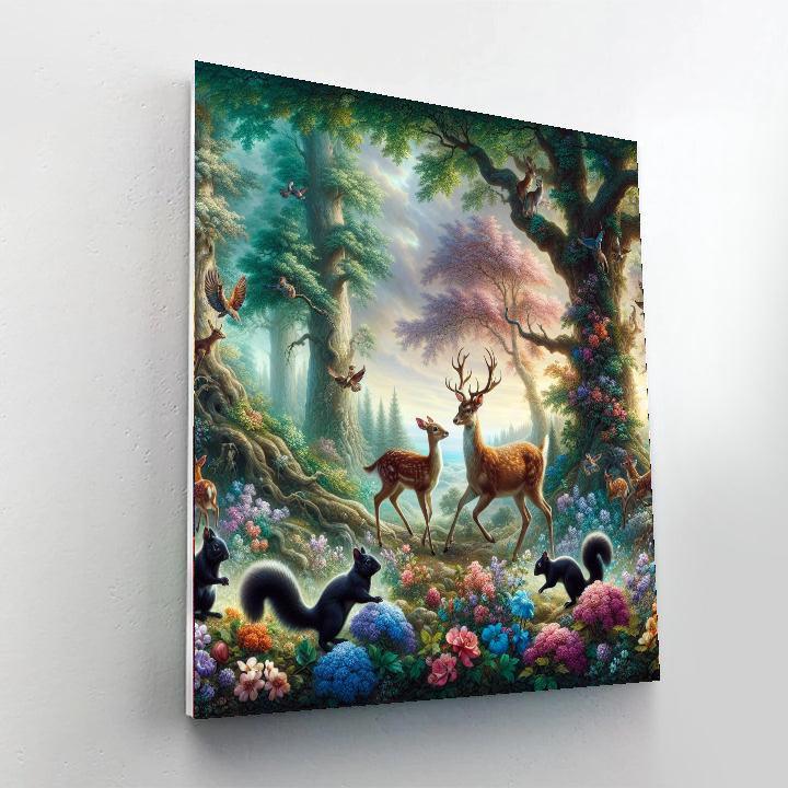 Fairy Tale Woodland Realm Numbered Painting Kits