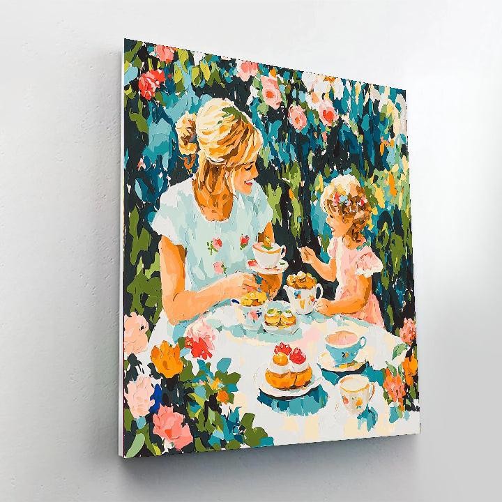 A Special Tea Party Paint By Numbers Kits