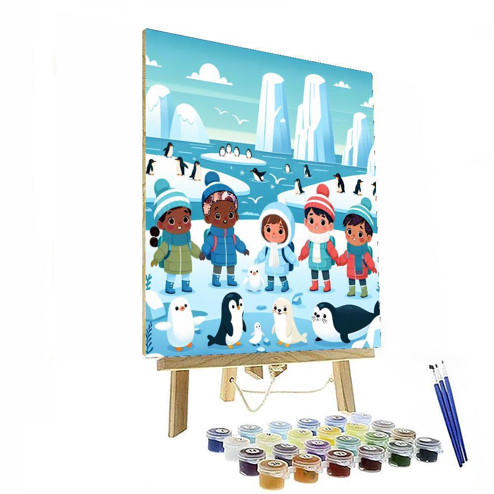 Polar Adventure Expedition Painting Number Kit