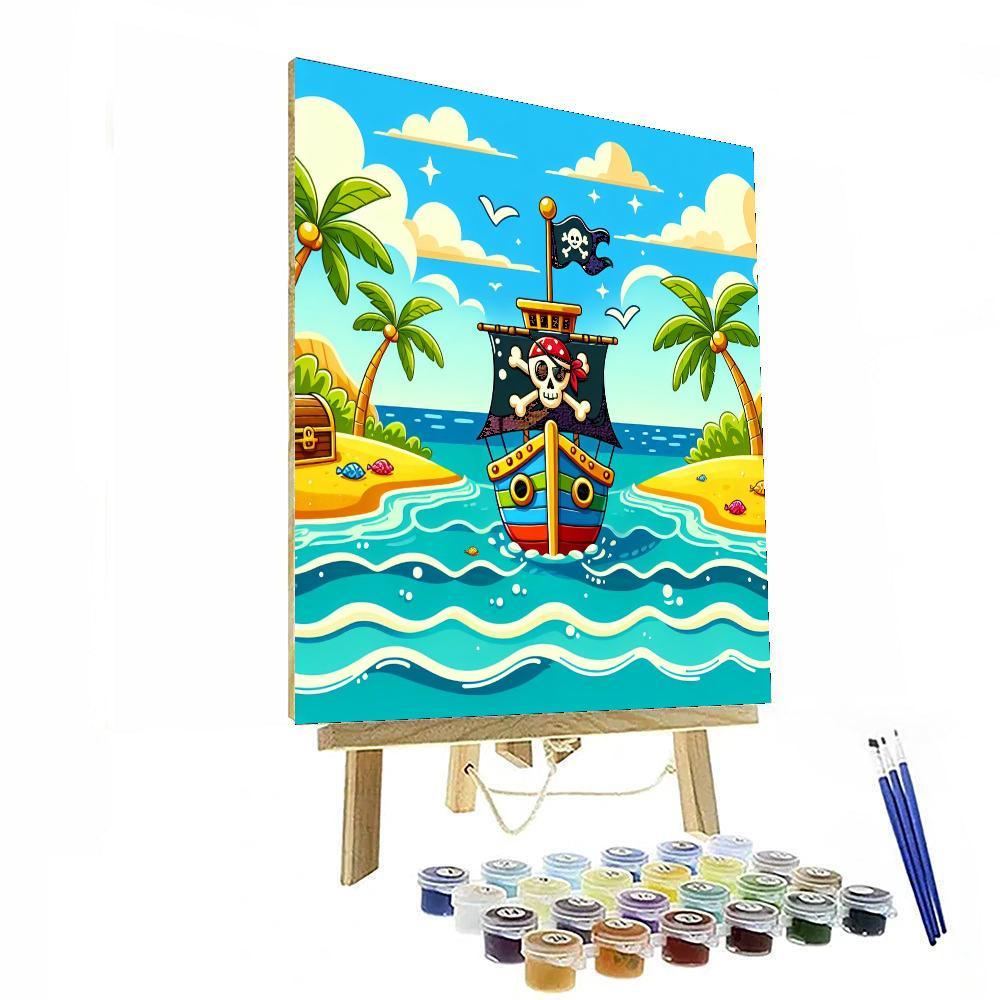 Pirate's Paradise DIY Paint By Numbers