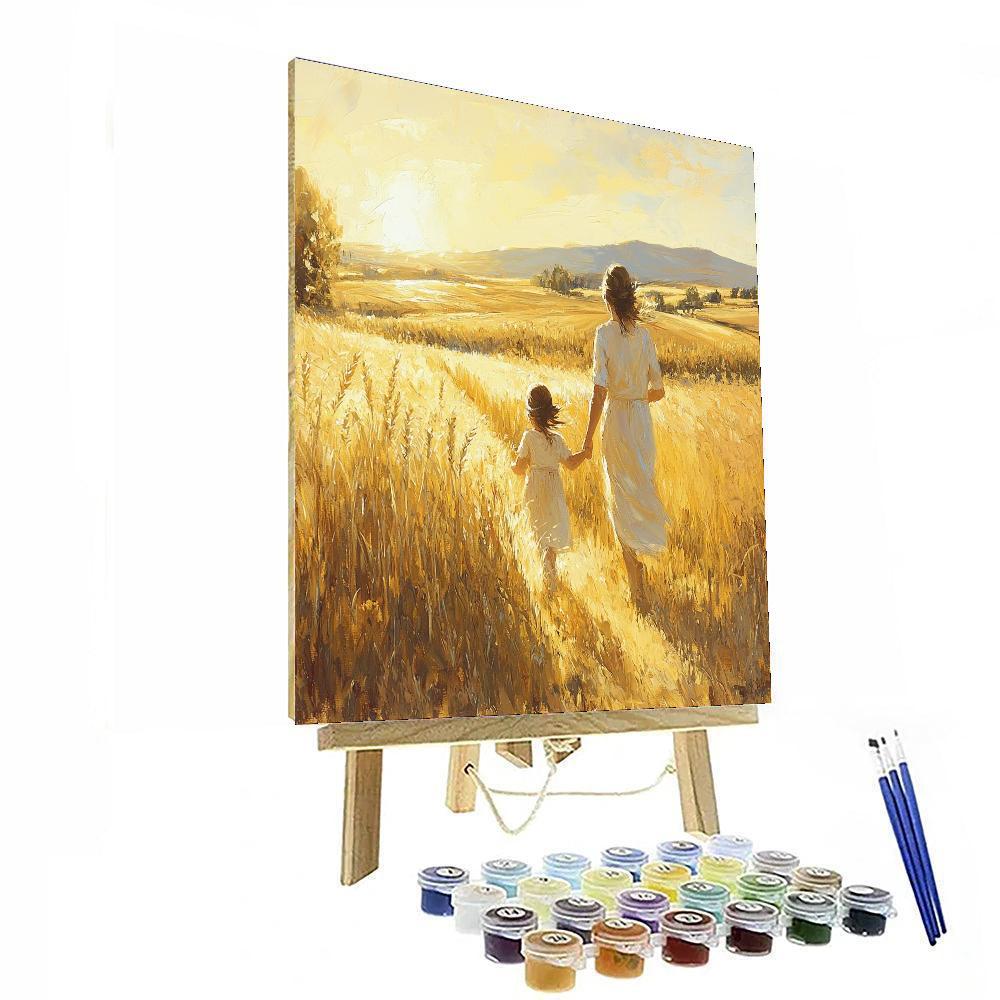 Whispering Fields Of Gold Paint By Color