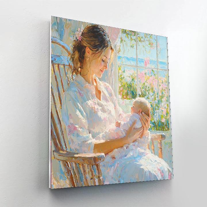 Mother's Gentle Lullaby DIY Paint By Numbers