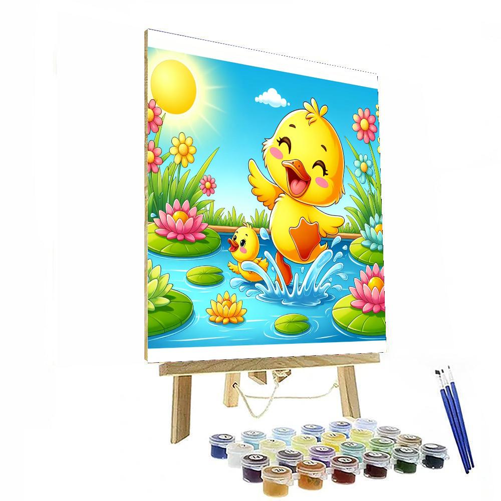 Delightful Duckling Number Painting