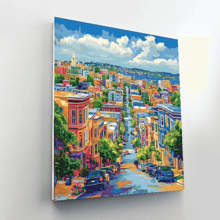 Hopper Inspired Urban Dreamscapes  Painting By Numbers Kit