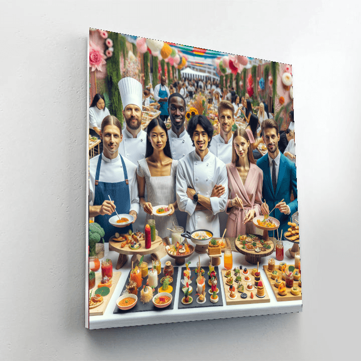 Wellington On A Plate - New Zealand Paint By Numbers