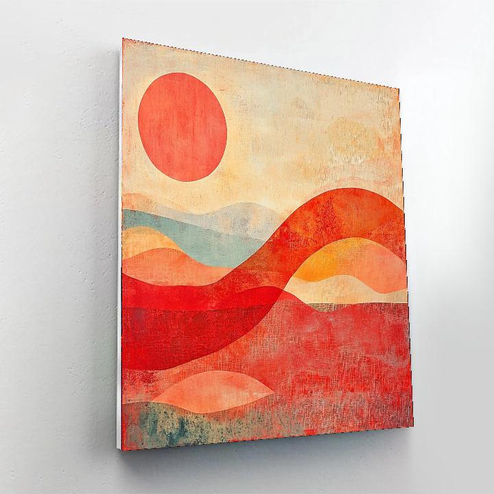 Paul Klee Inspired Dreamland Rhythms  Painting Number Kit