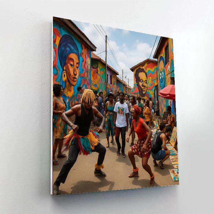 Ghana’s Chale Wote Street Art Festival Painting By Numbers Kit
