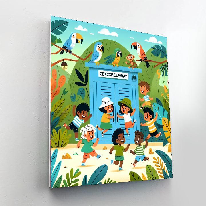 Jungle Hideaway Escape Paint By Color