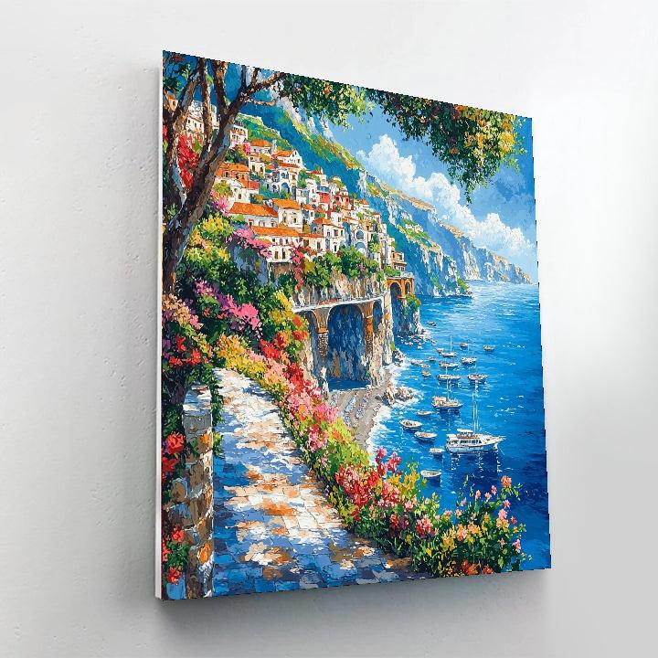 Amalfi Coast Numbered Painting Kits