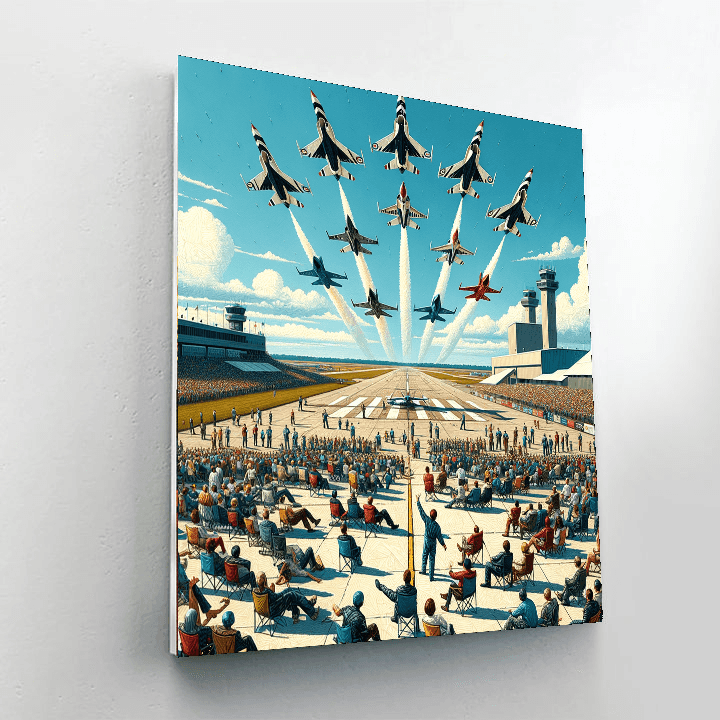 Toulouse Blagnac Air Show - France DIY Paint By Numbers