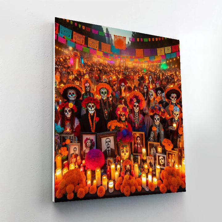 Day Of The Dead (día De Los Muertos) Paint By Number