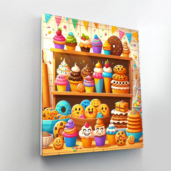 Delightful Bakery Treats Paint By Numbers Kits
