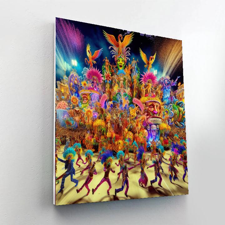 Tenerife Carnival - Tenerife, Spain Number Painting