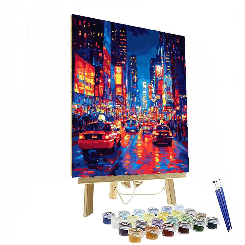 Edward Hopper Inspired City Nights  Paint By Color