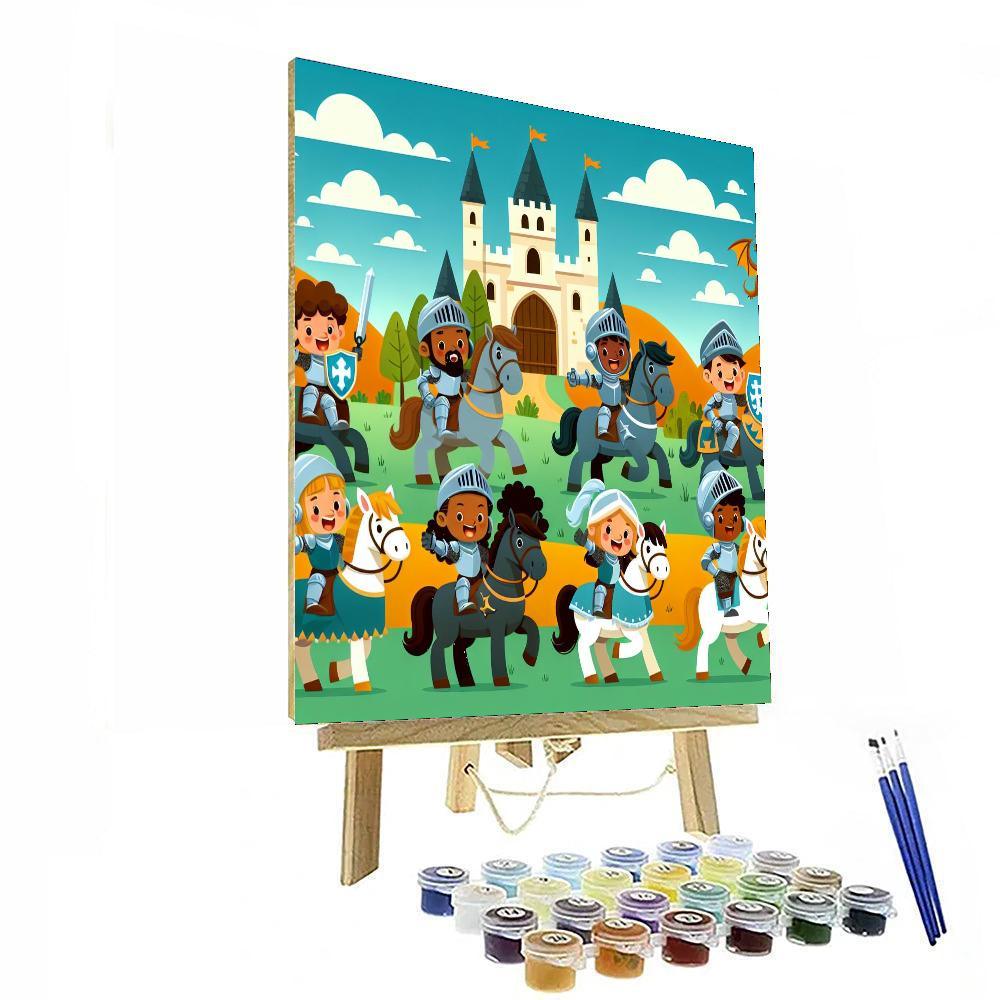 Knights' Quest DIY Paint By Numbers