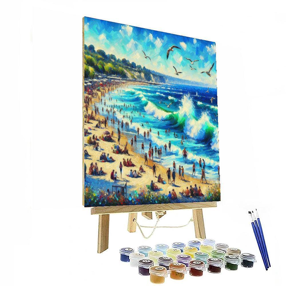 Vibrant Coastal Escapade Paint By Numbers Art