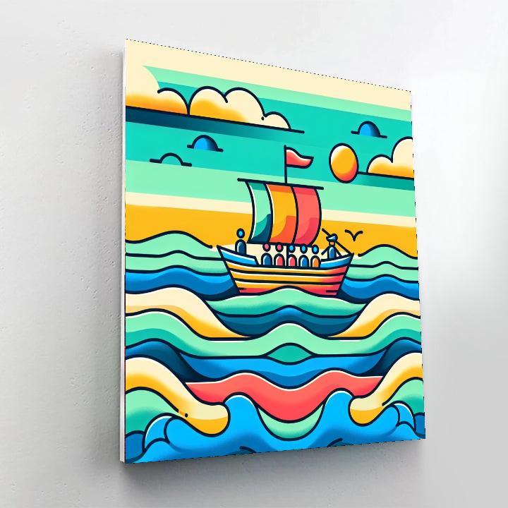 Nautical Explorer's Journey Paint By Numbers