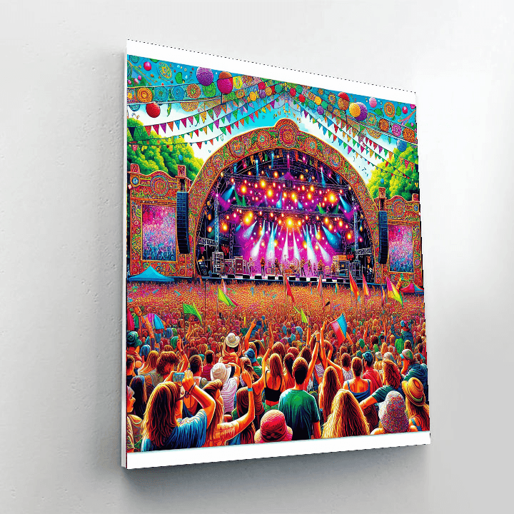 Pukkelpop - Hasselt Number Painting