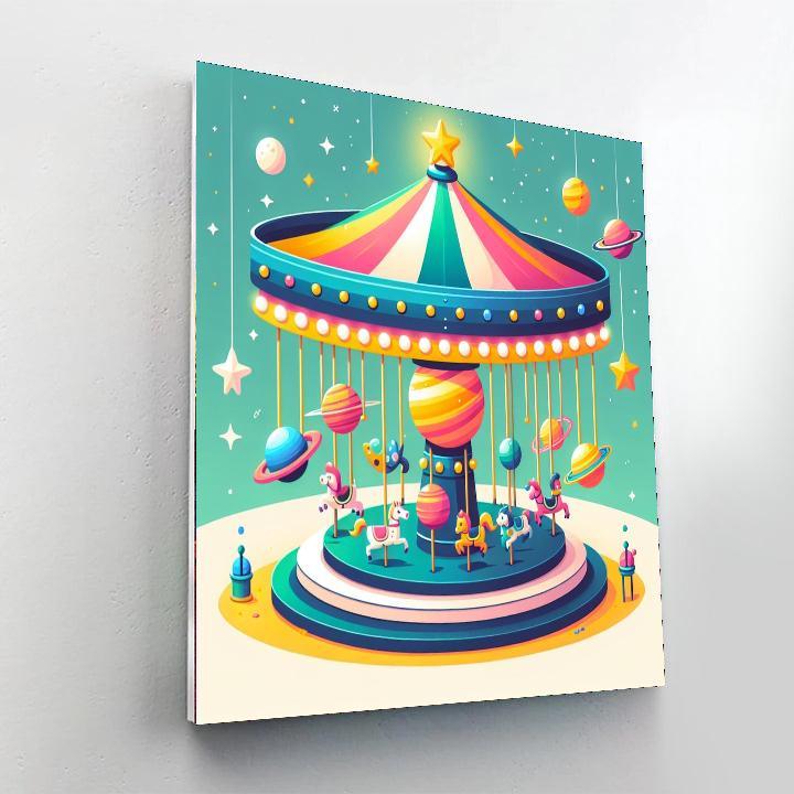 Cosmic Cosmic Carousel Paint By Color
