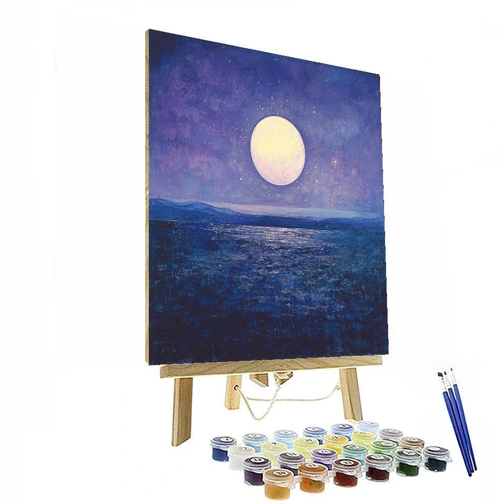 Edgar Degas Inspired Eclipsed Reverie  DIY Paint By Numbers