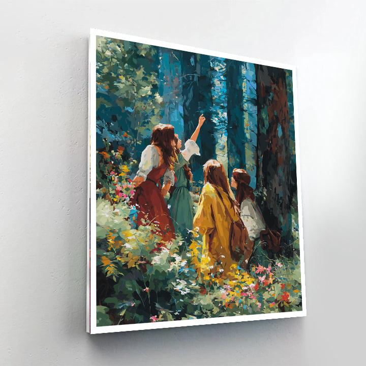 Nature's Loving Embrace DIY Paint By Numbers