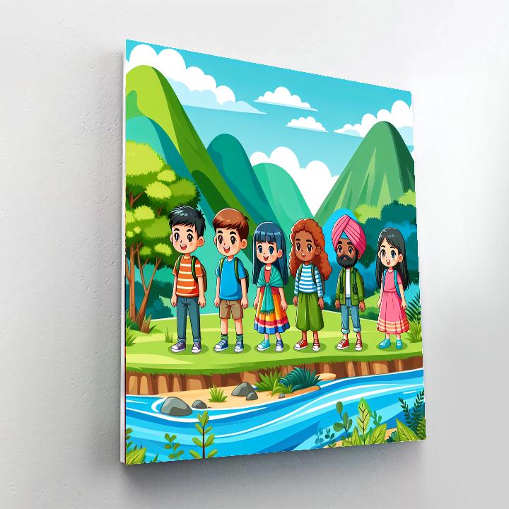 Nature Explorer's Haven DIY Paint By Numbers