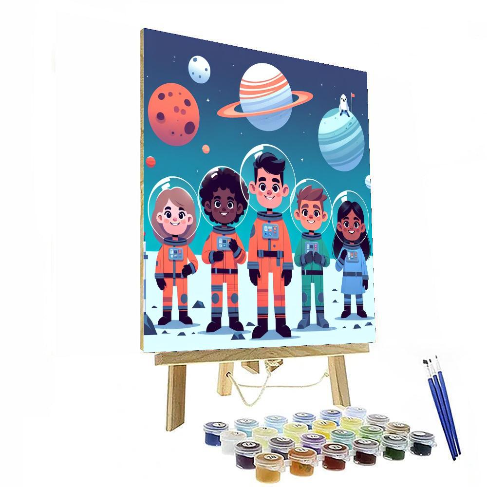 Adventure In Space Colony Paint By Numbers Kits