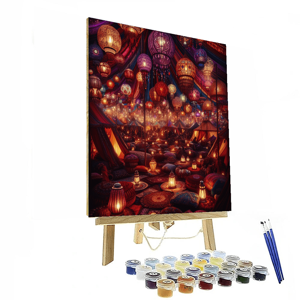 Bohemian Festival Delight Number Painting