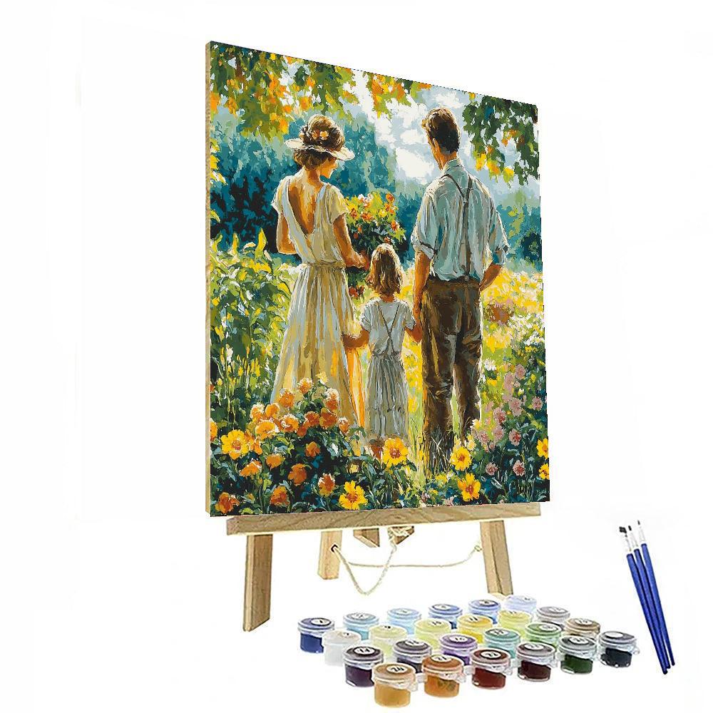 An Afternoon In The Garden Numbered Painting Kits