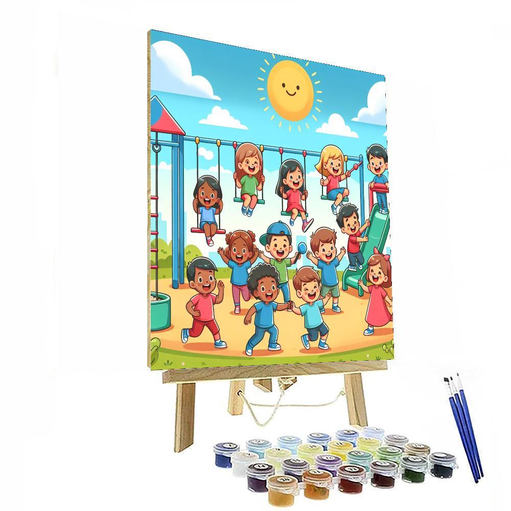 Gigantic Playground Fun Paint By Color