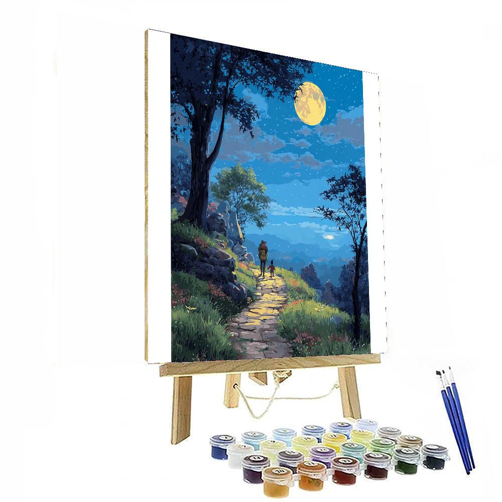 Moonlit Walk Of Wonder Paint By Number