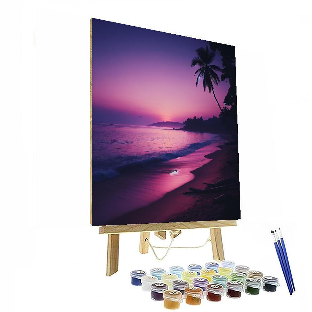 Twilight Coastal Escape Paint By Number