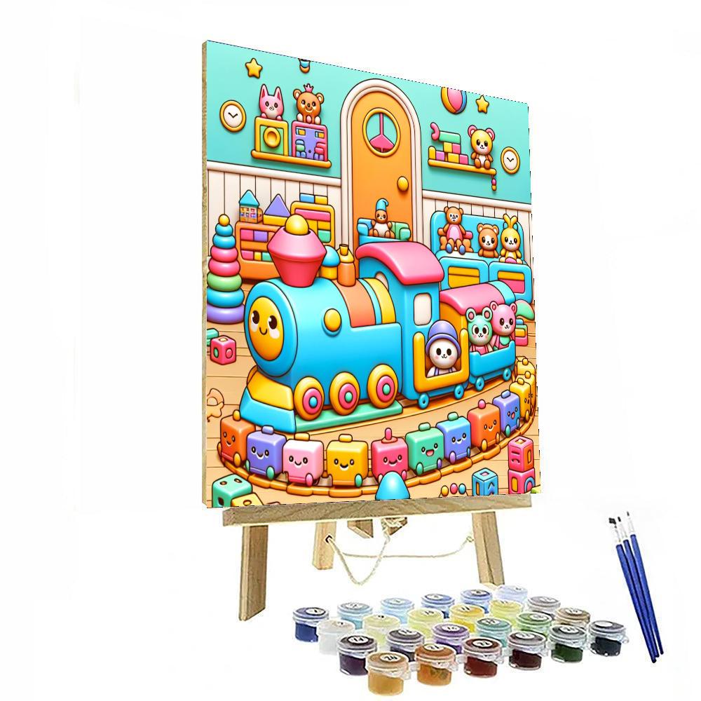 Fantasy Toy Land Painting Number Kit