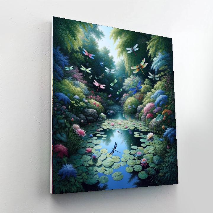 Enchanting Dragonfly Dreams Painting By Numbers Kit