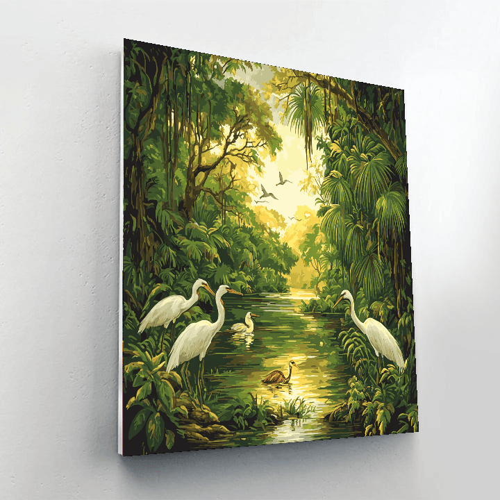 Audubon Inspired Dynamic Animal Kingdom  Painting By Numbers Kit