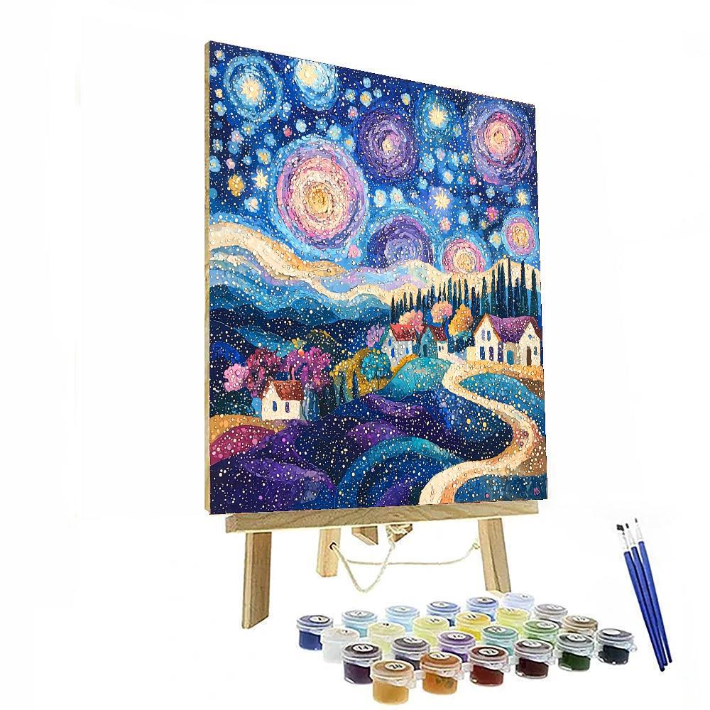 Georges Seurat Inspired Serenity Of The Cosmos  Paint By Numbers Kits