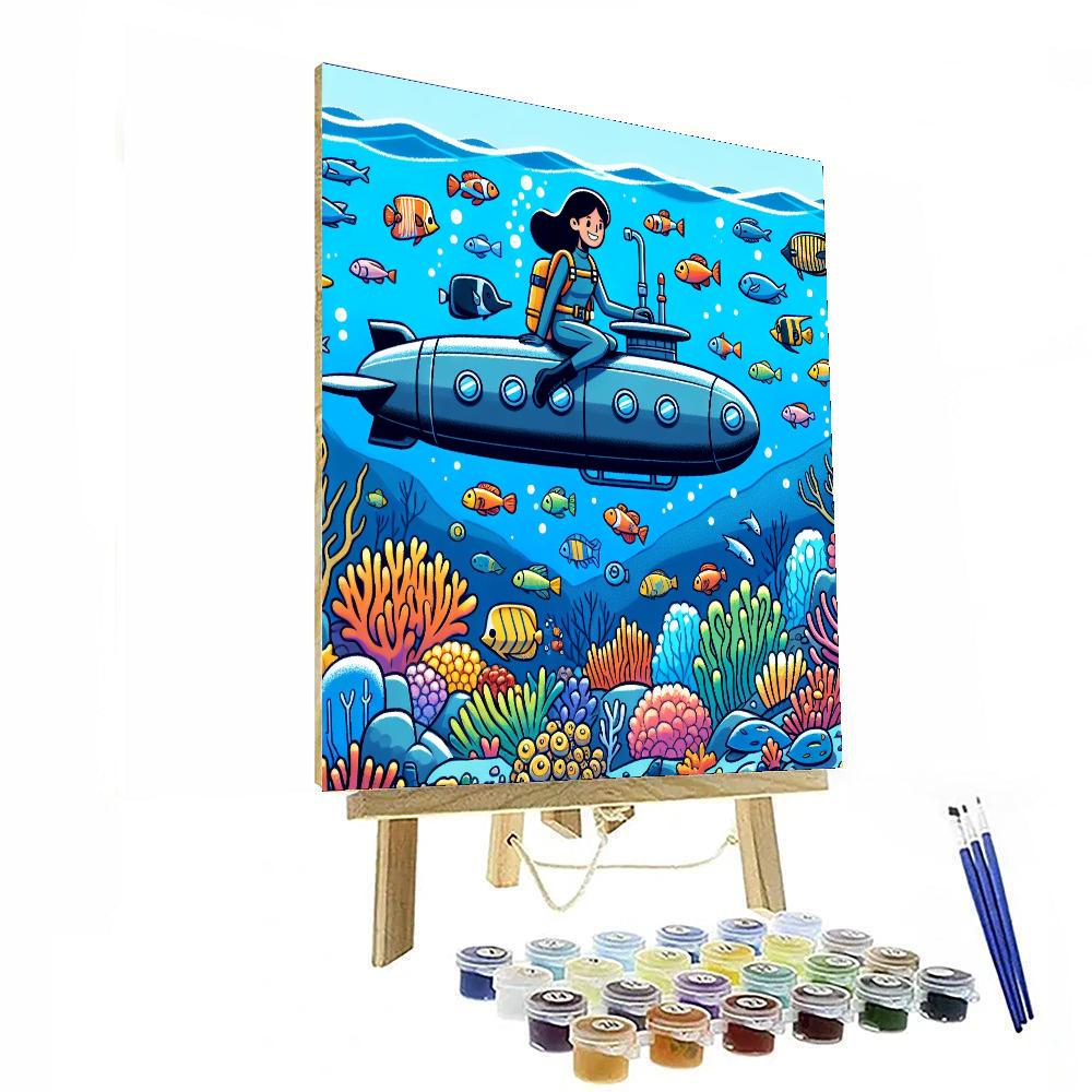 Ocean Explorer Mission Number Painting