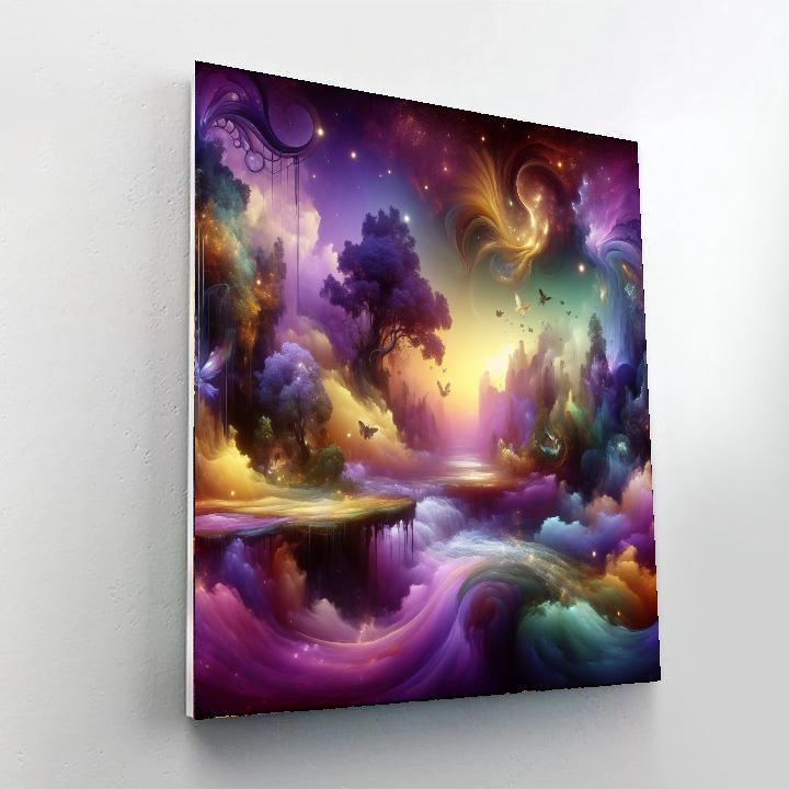 Enchanted Fantasy Enclave Painting Number Kit