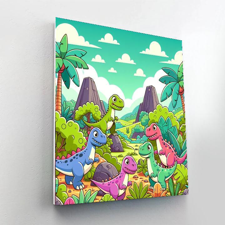 Daring Dino Adventures Paint By Numbers Kits