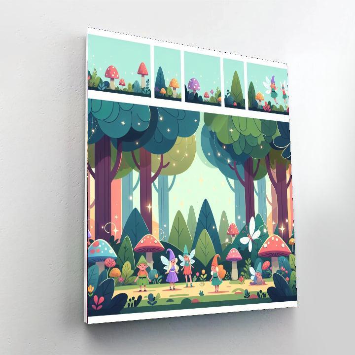 Fun In Fairy Tale Land Paint By Numbers Art