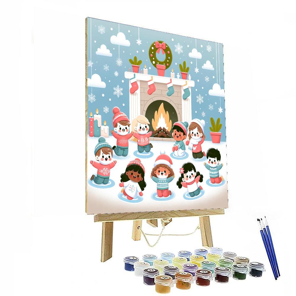 Winter Wishes Paint By Numbers Art