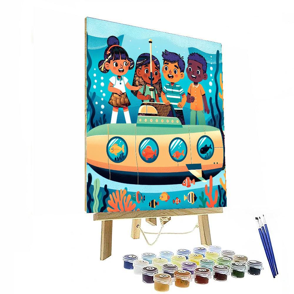 Deep Sea Exploration Paint By Numbers Art