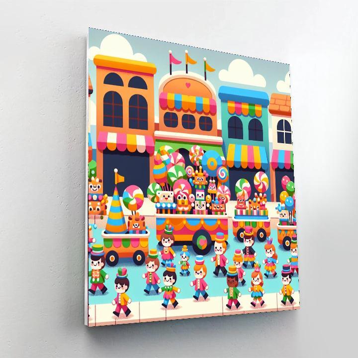 Festive Parade Painting By Numbers Kit